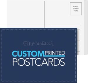 5" x 7" Custom Printed Postcards – Personalized Printable Post Cards w/Your Choice of Text & Graphic – 2 Sided Print on Thick Gloss Card Stock – Perfect for Promotions, Direct Mail, etc (25)